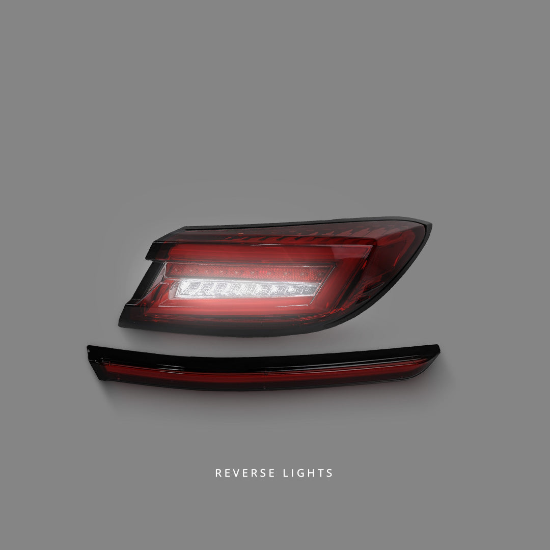 Subaru BRZ 2nd Gen (2022 - 2023) Sequential Red LED Dynamic Tail Lights and Center Garnish LH + RH