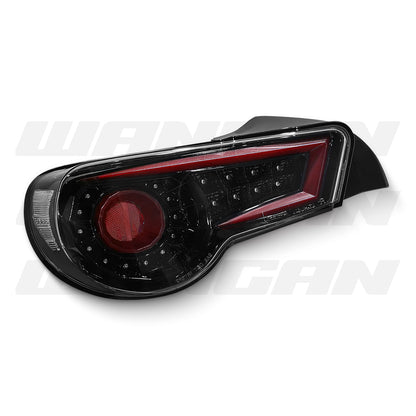 Subaru BRZ ZC6 (2012 - 2021) Crystal Eye Black Full LED Tail Lights LH + RH
