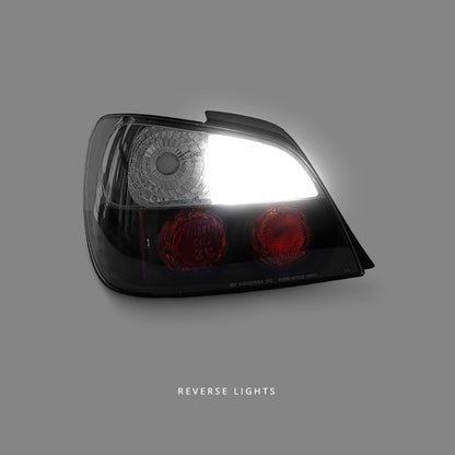 Subaru Impreza GD Sedan / EJ20 (2000 - 2002) Black Altezza Tail Lights LH + RH