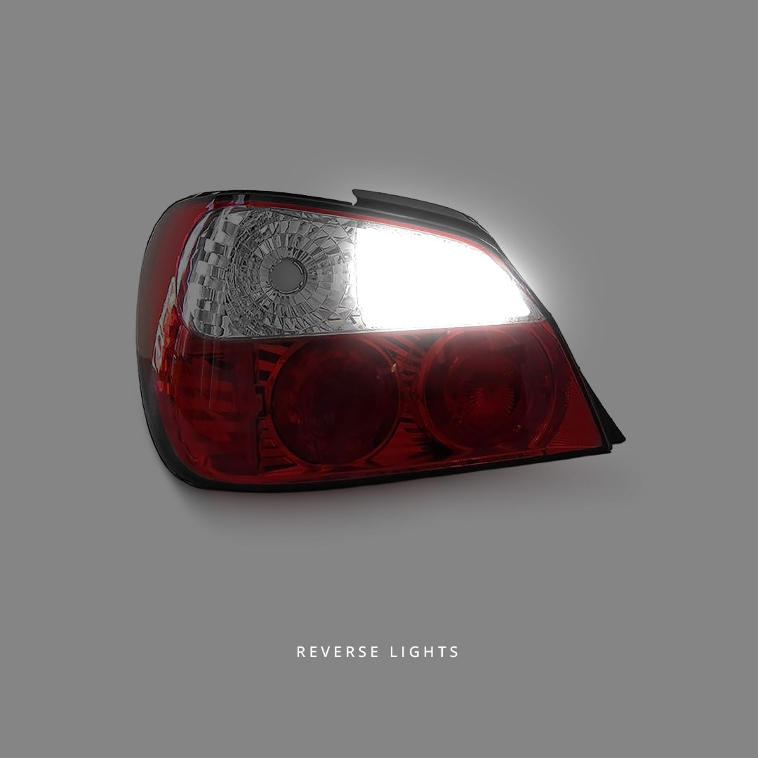 Subaru Impreza GG Hatch / EJ20 (2000 - 2002) Clear Red Altezza Tail Lights LH + RH