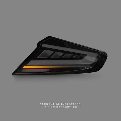 Subaru WRZ VB (2022 - 2025) Sequential V2 Black LED Tail Lights LH + RH
