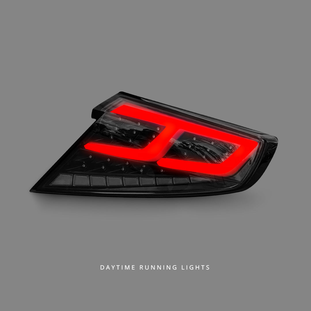 Subaru WRZ VB (2022 - 2025) Sequential Black Red LED Dynamic Tail Lights LH + RH