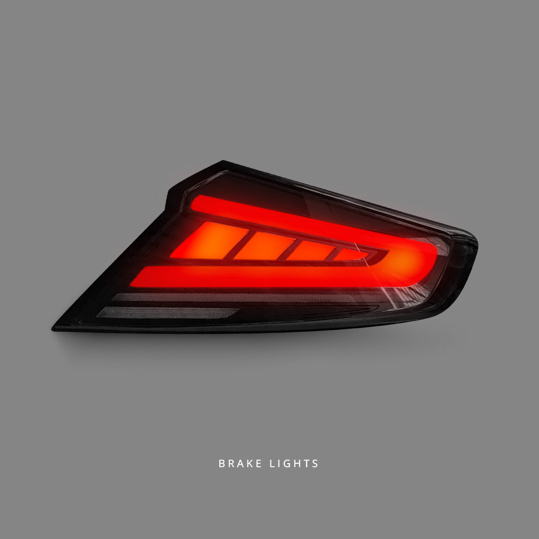 Subaru WRZ VB (2022 - 2025) Sequential V2 Black Red LED Tail Lights LH + RH