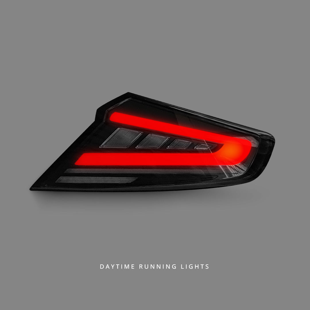 Subaru WRZ VB (2022 - 2025) Sequential V2 Black Red LED Tail Lights LH + RH