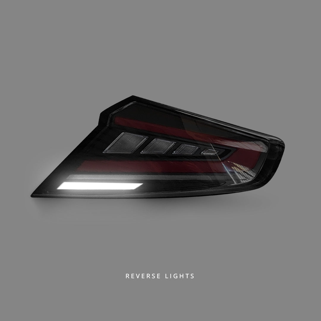Subaru WRZ VB (2022 - 2025) Sequential V2 Black Red LED Tail Lights LH + RH