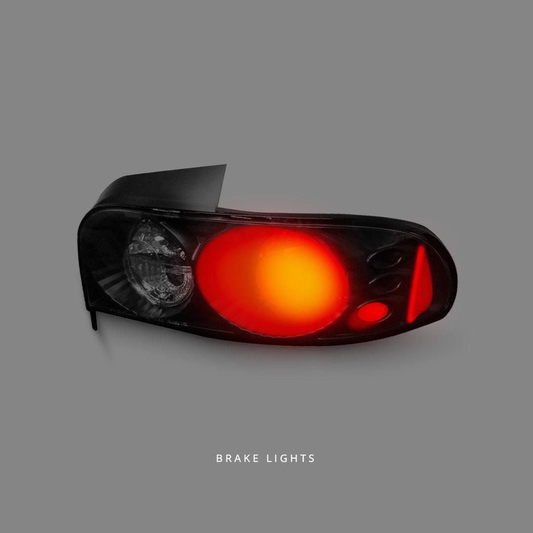 Subaru Impreza GC (1992 - 2000) Black Altezza Tail Lights LH + RH