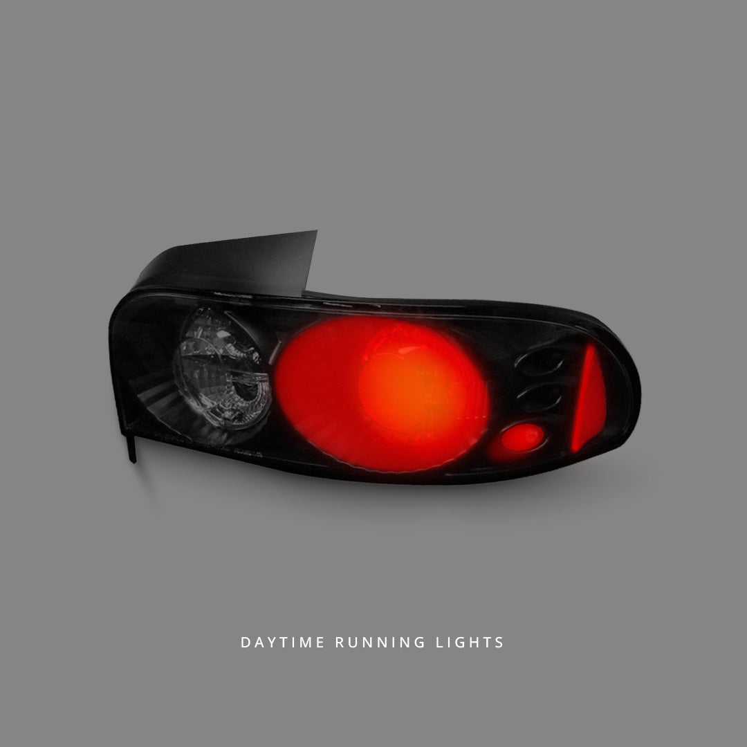 Subaru Impreza GC (1992 - 2000) Black Altezza Tail Lights LH + RH