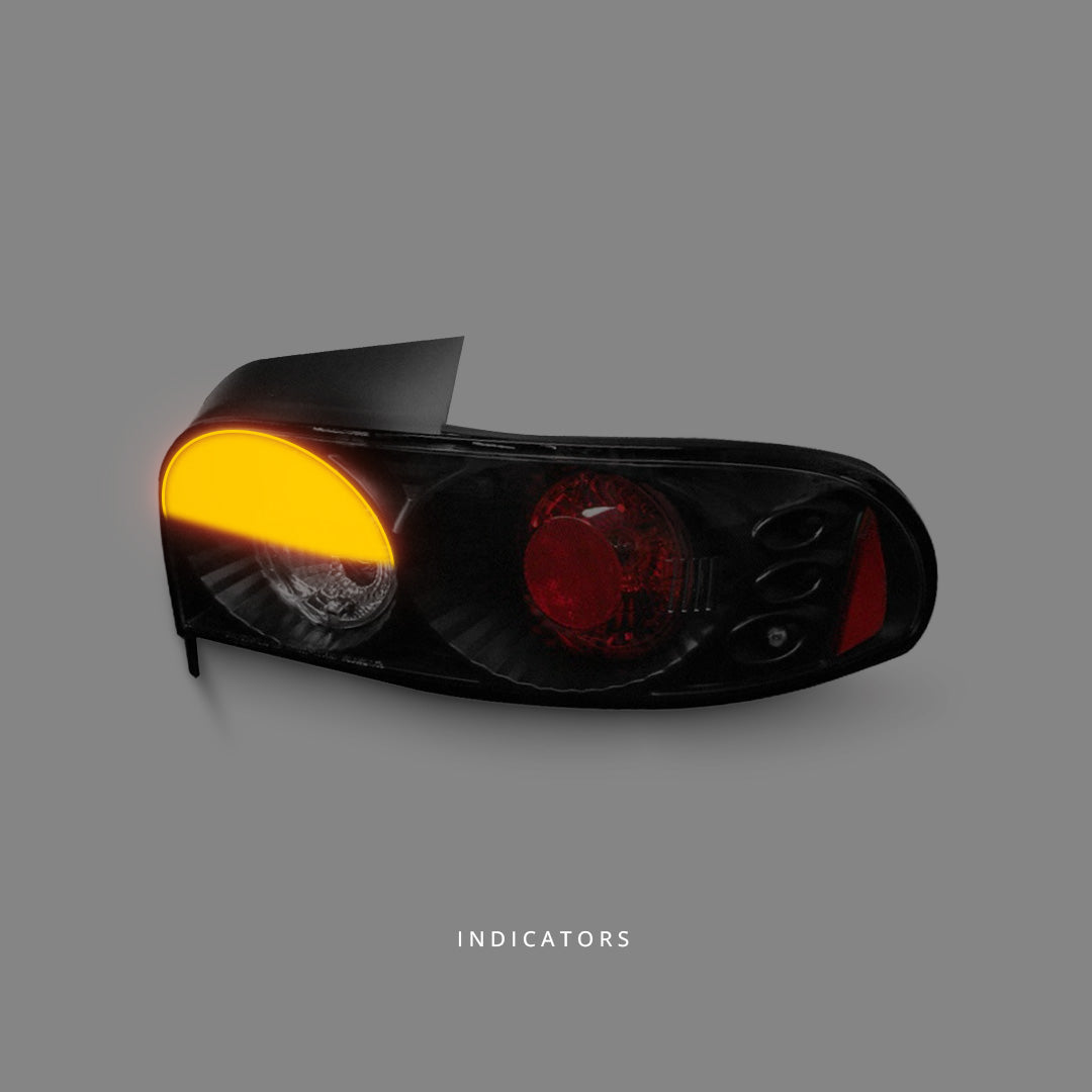 Subaru Impreza GC (1992 - 2000) Black Altezza Tail Lights LH + RH