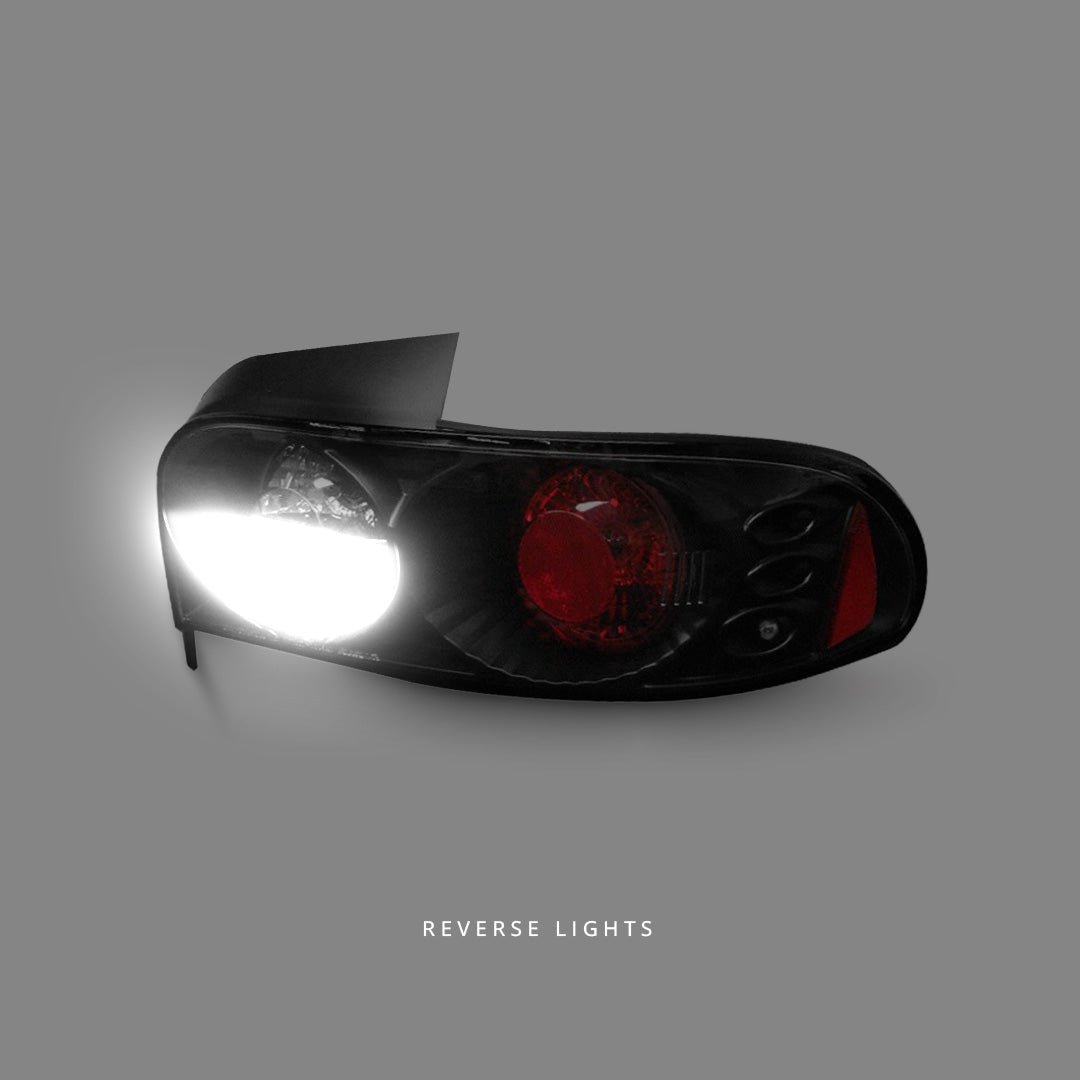 Subaru Impreza GC (1992 - 2000) Black Altezza Tail Lights LH + RH