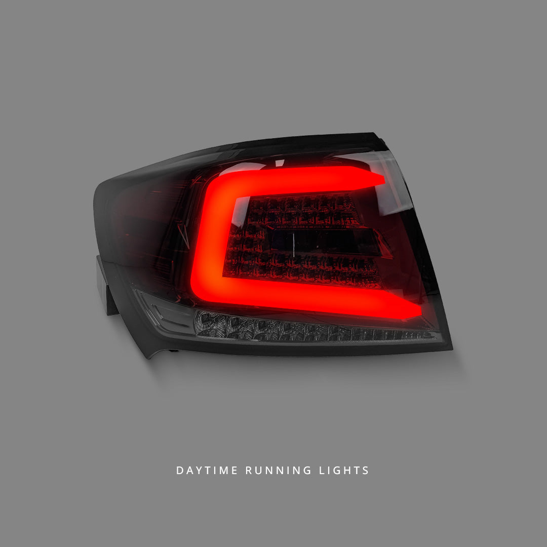 Subaru Impreza GR (2008 - 2013) Sequential Smoke Red LED Dynamic Signal Tail Lights LH + RH