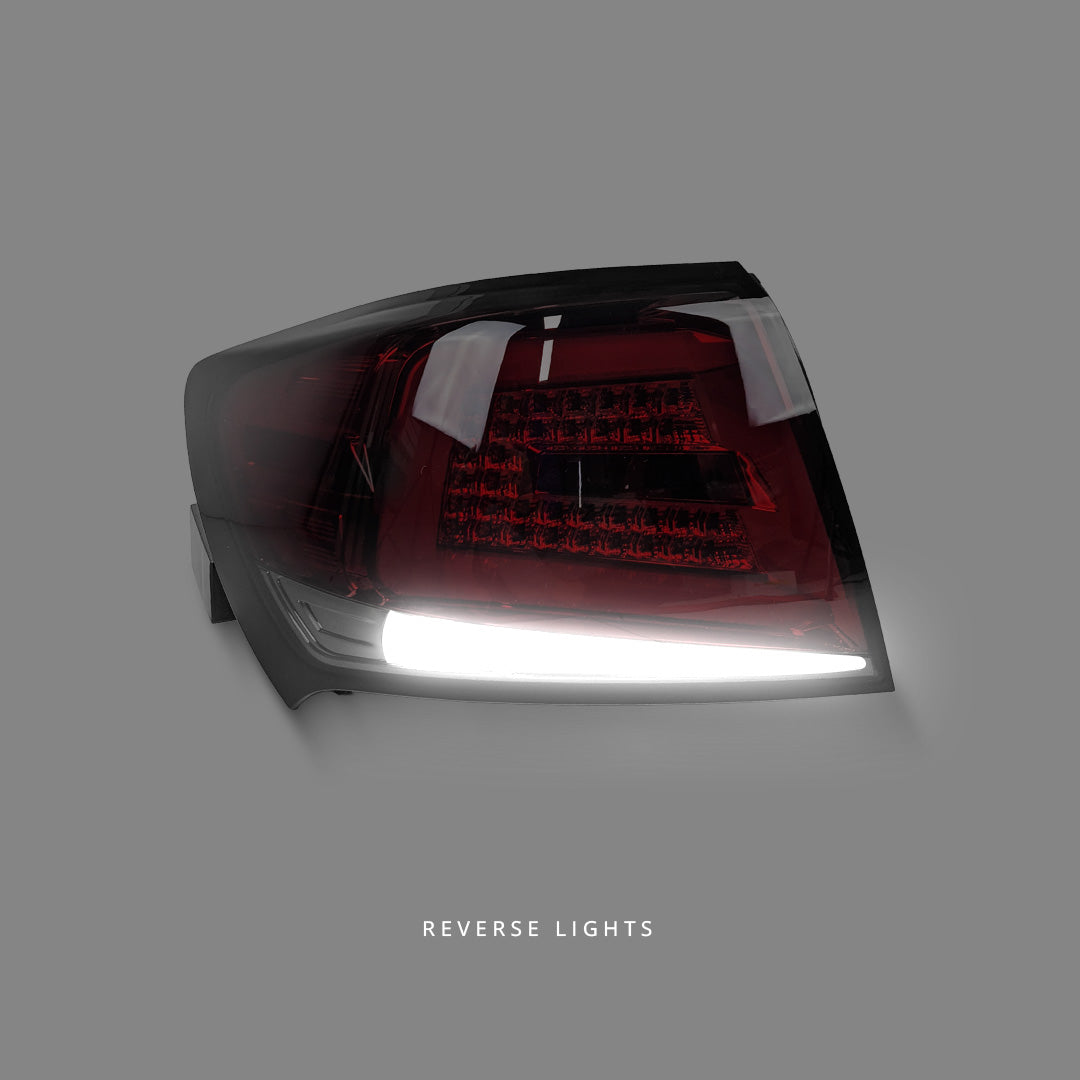 Subaru Impreza GR (2008 - 2013) Sequential Smoke Red LED Dynamic Signal Tail Lights LH + RH
