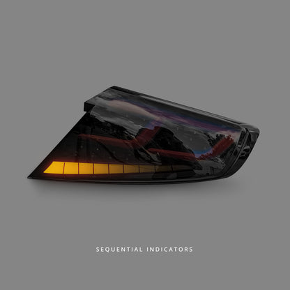 Subaru WRZ VB (2022 - 2025) Sequential Black Edition LED Tail Lights LH + RH