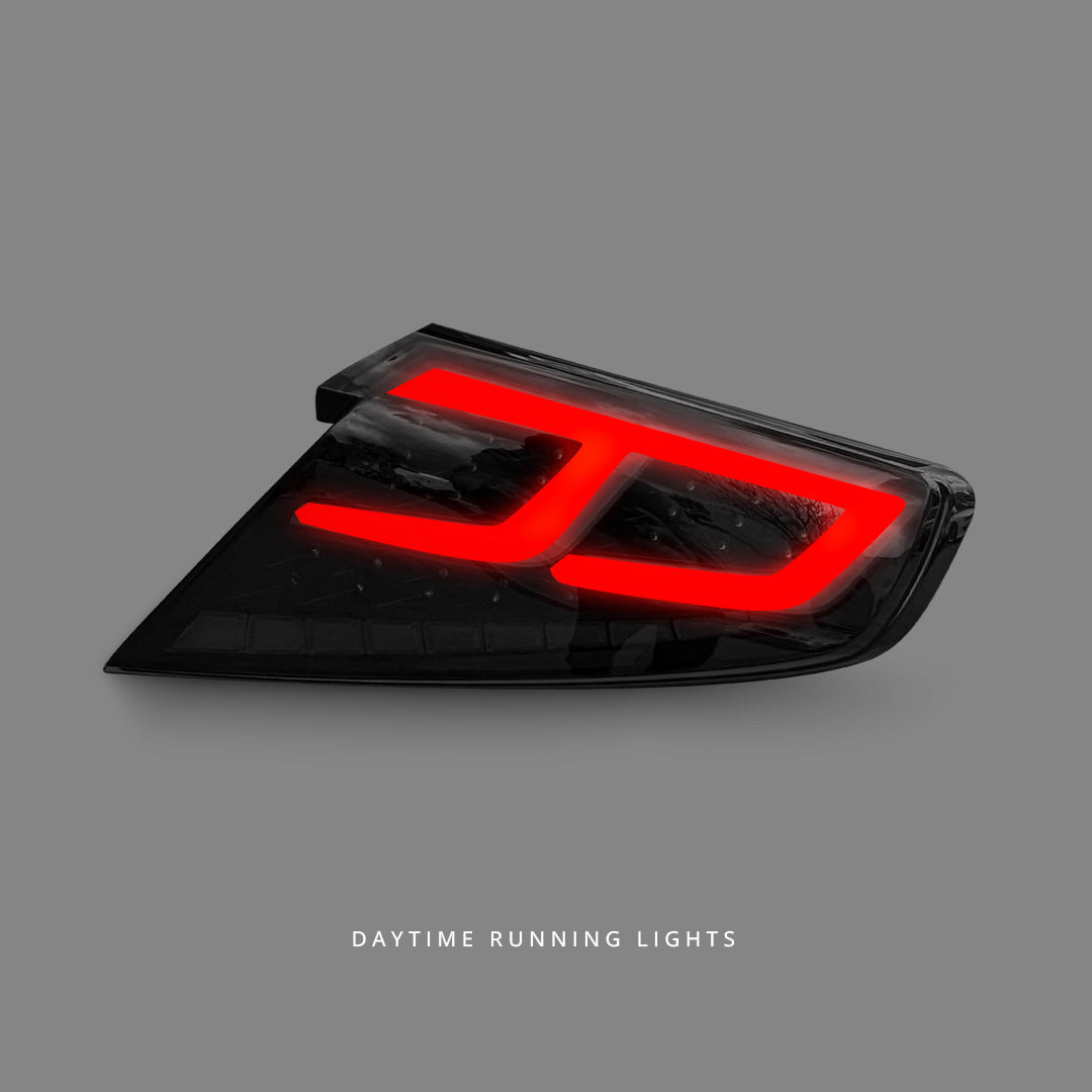 Subaru WRX VB (2022 - 2024) Sequential Smoke Black Full LED Dynamic Tail Lights LH + RH