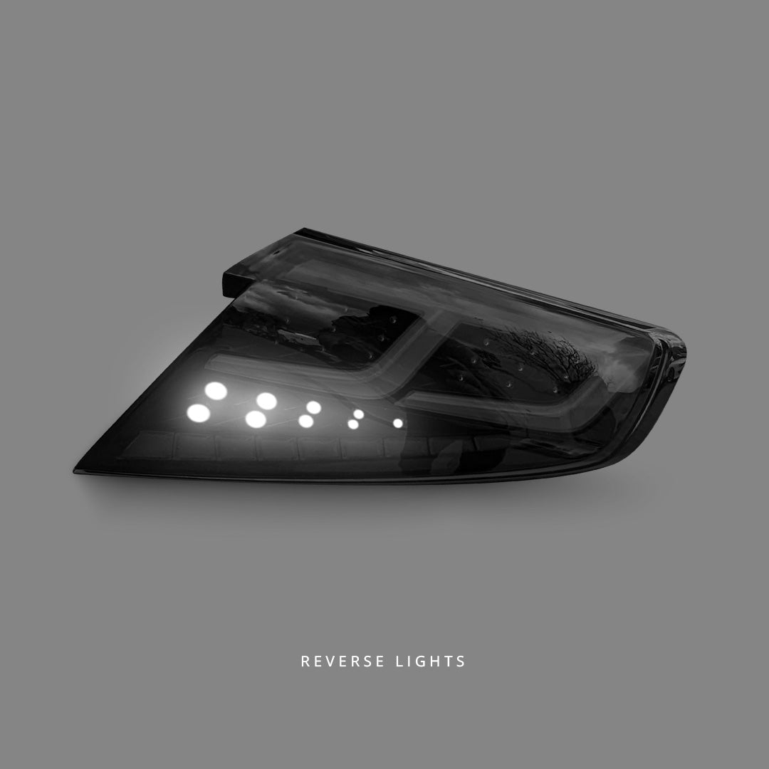 Subaru WRX VB (2022 - 2024) Sequential Smoke Black Full LED Dynamic Tail Lights LH + RH