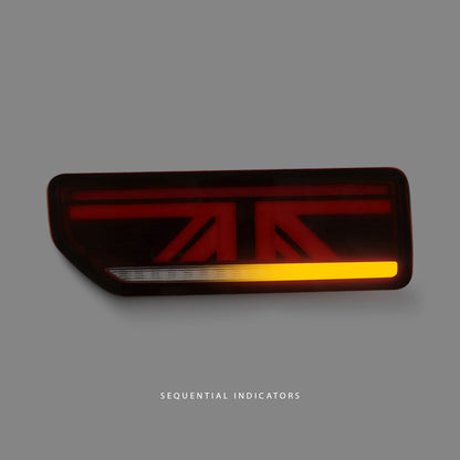 Suzuki Jimny JB74 (2018 - 2024) Sequential Clear Red Full LED Tail Lights LH + RH