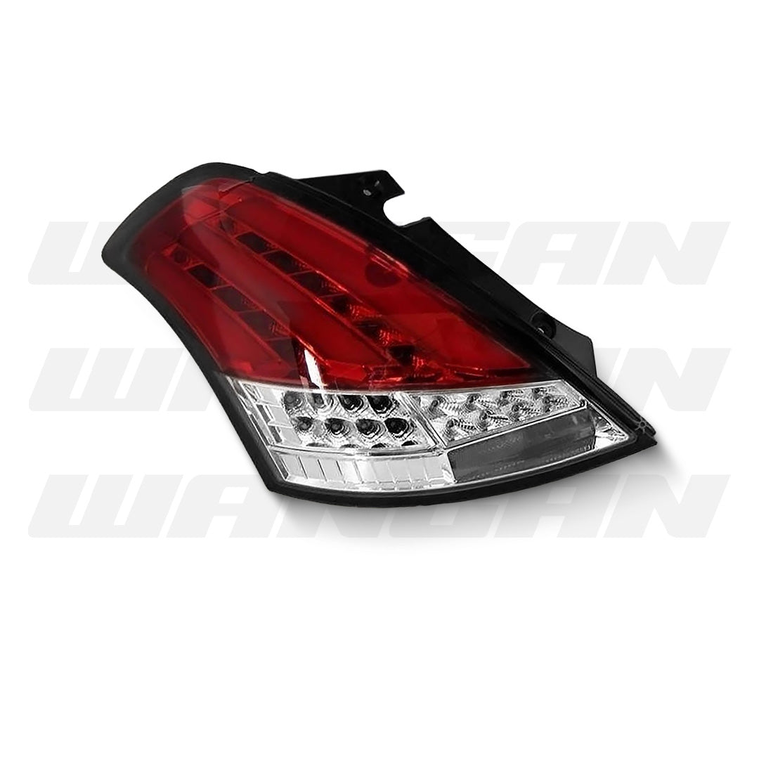 Suzuki Swift FZ (2011 - 2016) Clear Red Full LED Tail Lights LH + RH