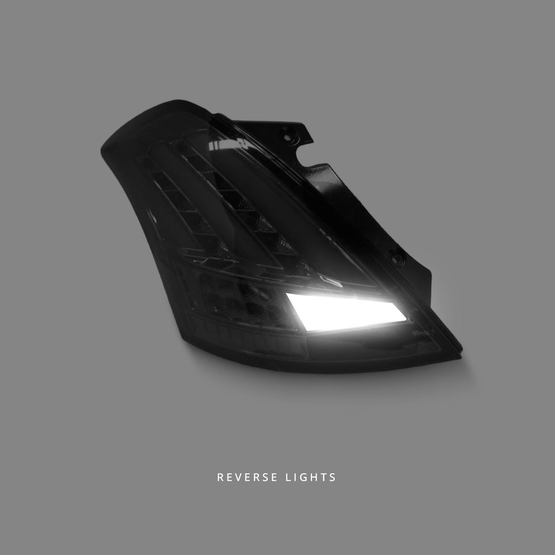 Suzuki Swift FZ (2011 - 2016) Smoke Full LED Tail Lights LH + RH