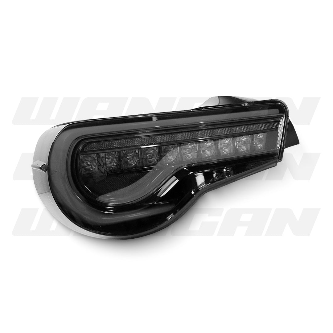 Subaru BRZ ZC6 (2012 - 2021) Sequential Clear Red 3D Light Bar LED Tail Lights LH + RH