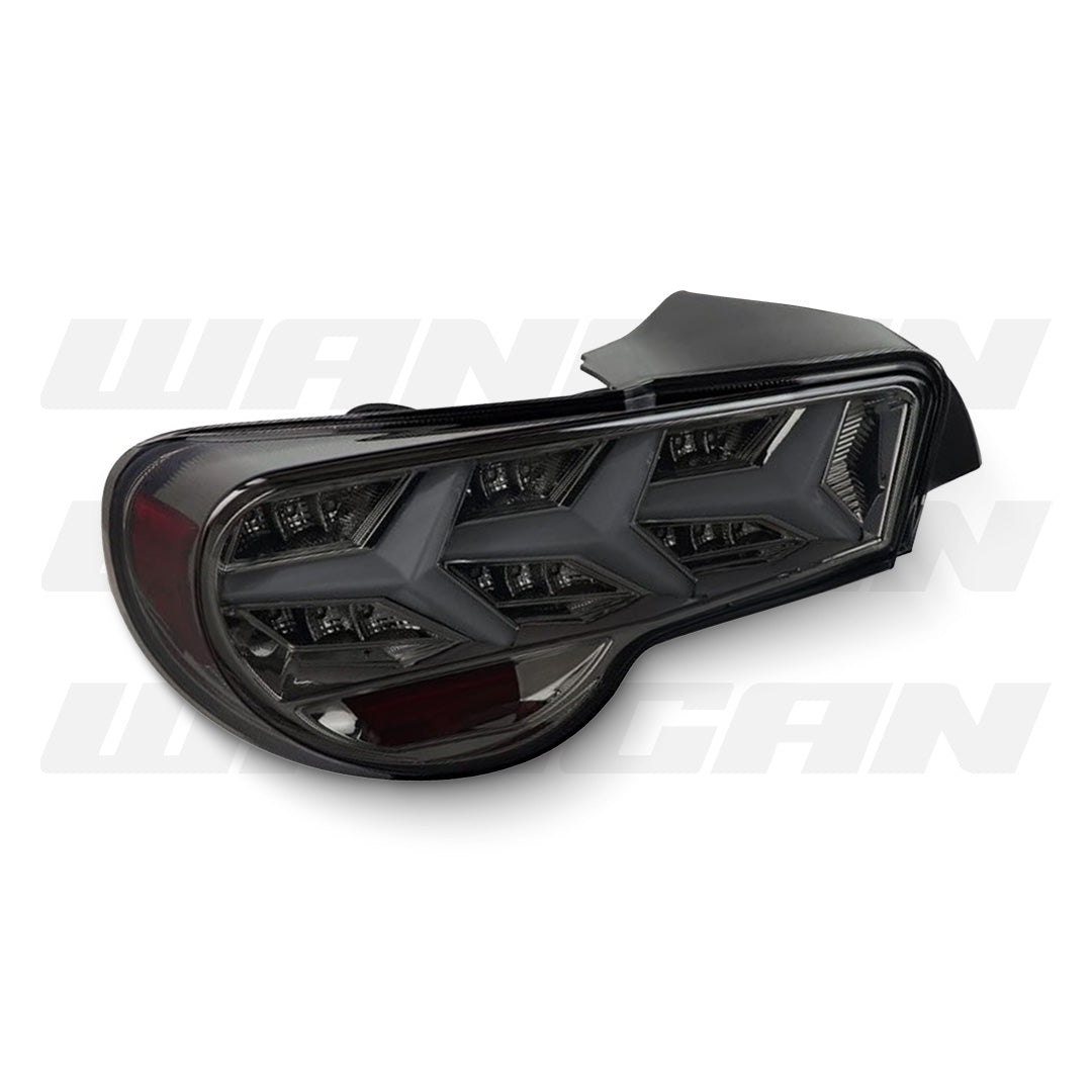 Subaru BRZ ZC6 (2012 - 2021) Sequential Lambo Style Smoke LED Tail Lights LH + RH