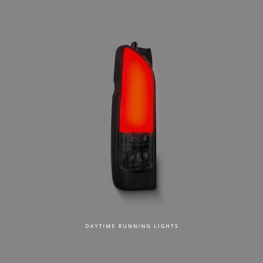 Toyota HiAce H200 / H300 (2004 - 2020) Smoke Red Altezza Tail Lights LH + RH