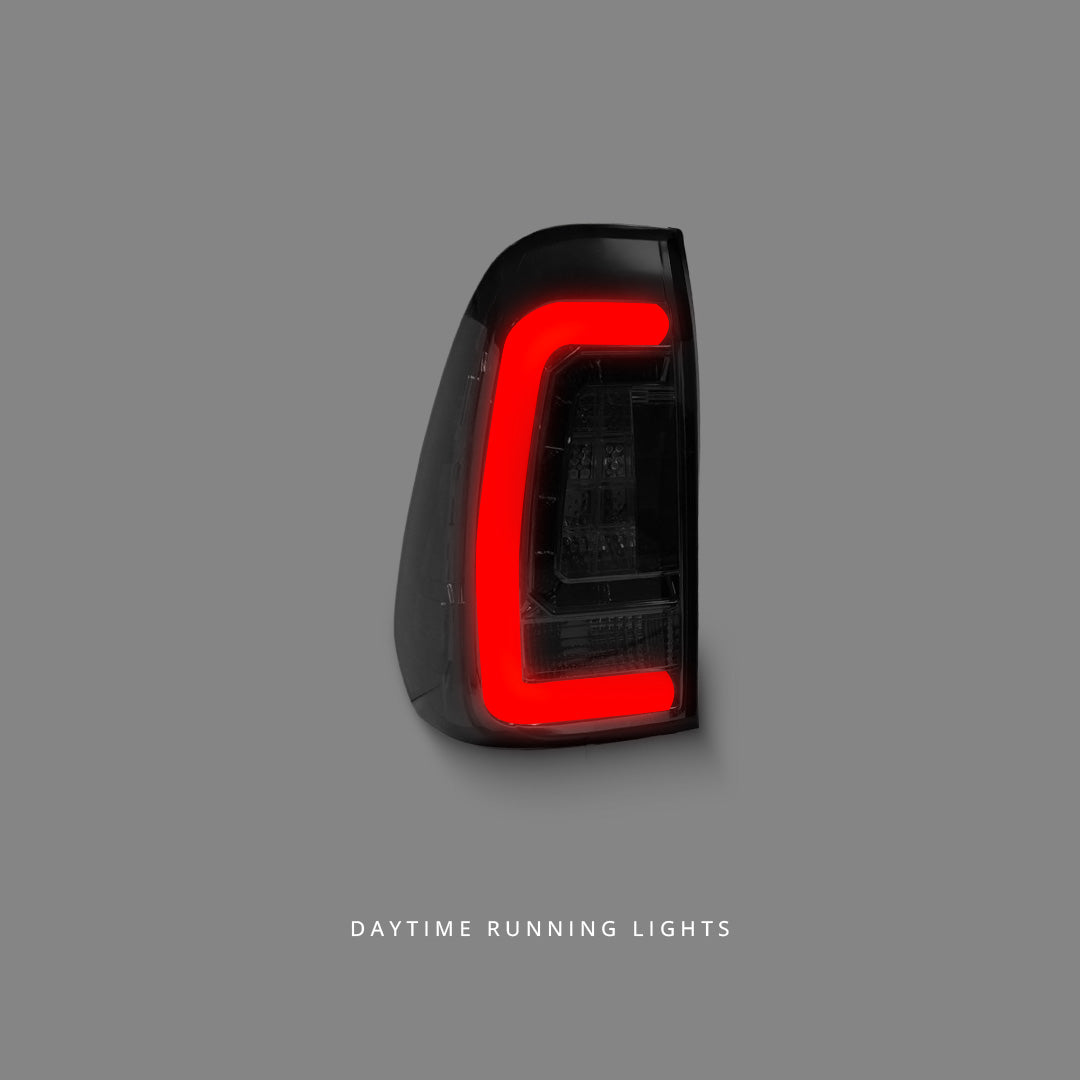 Toyota HiLux Revo N80 (2015 - 2020) Smoke LED 3D Tail Lights LH + RH