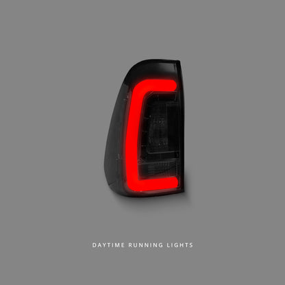 Toyota HiLux Revo N80 (2015 - 2020) Smoke LED 3D Tail Lights LH + RH