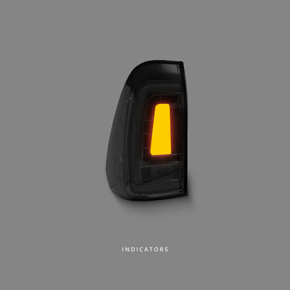 Toyota HiLux Revo N80 (2015 - 2020) Smoke LED 3D Tail Lights LH + RH