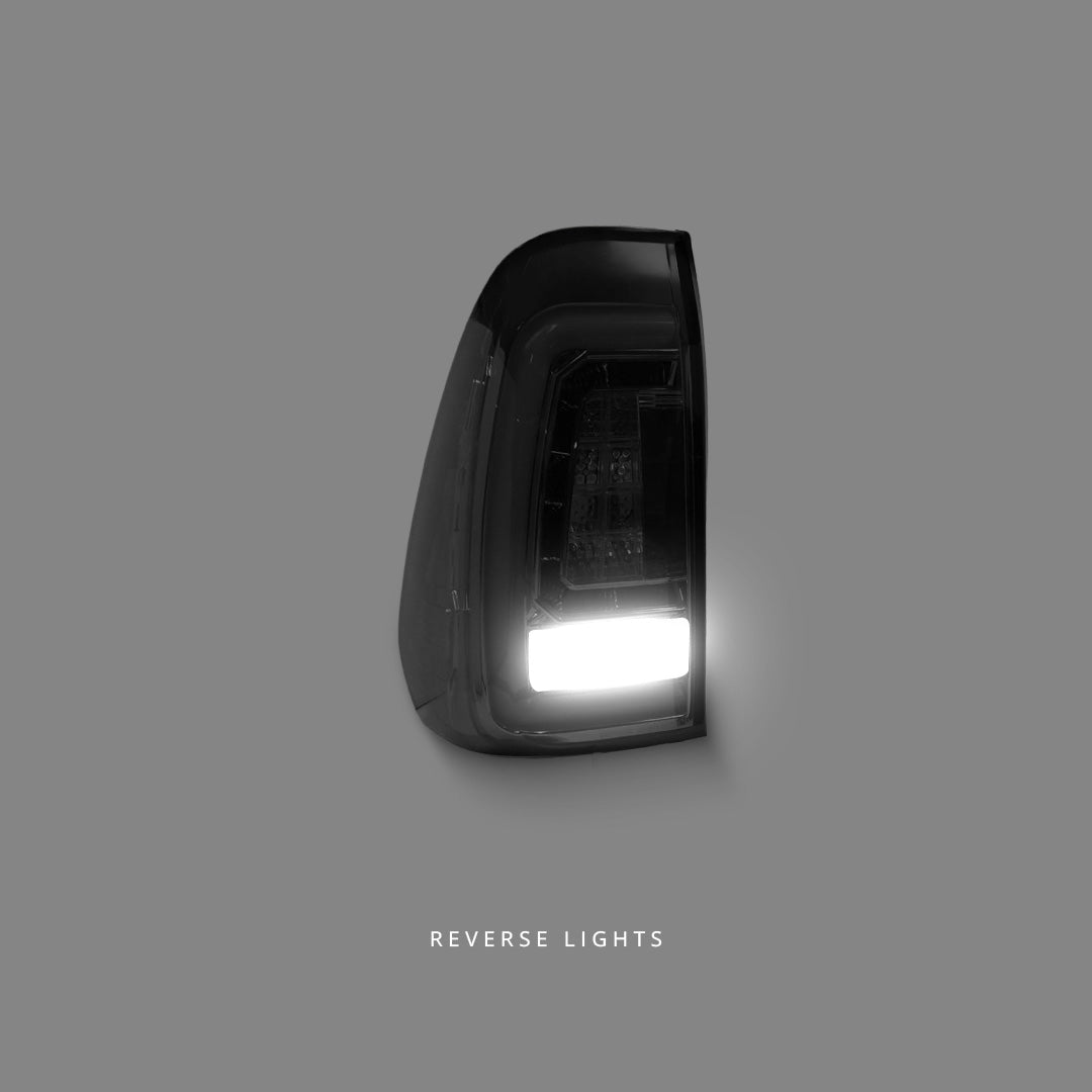 Toyota HiLux Revo N80 (2015 - 2020) Smoke LED 3D Tail Lights LH + RH