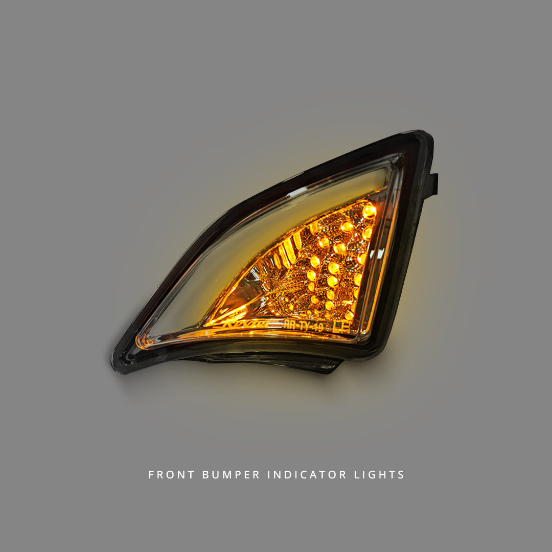Toyota 86 1st Gen. (2012 - 2016) Clear Front Bumper LED DRL Corner Indicator Lights LH + RH