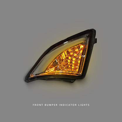 Toyota 86 1st Gen. (2012 - 2016) Clear Front Bumper LED DRL Corner Indicator Lights LH + RH
