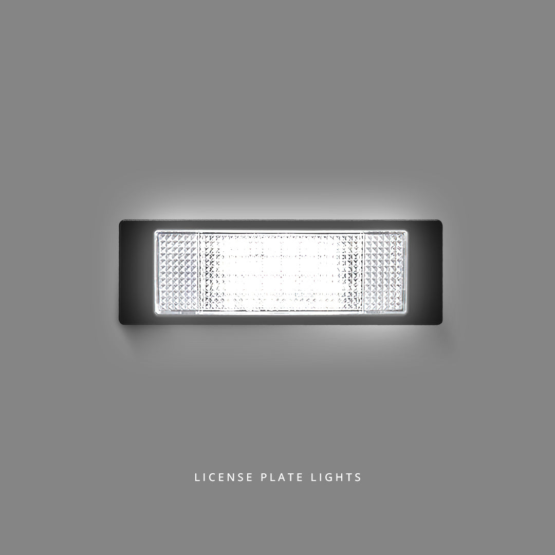 Toyota Supra GR A90 / A91 / MK5 (2019 - 2024) White Full SMED LED License Plate Lights LH + RH