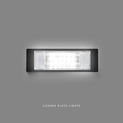 Toyota Supra GR A90 / A91 / MK5 (2019 - 2024) White Full SMED LED License Plate Lights LH + RH