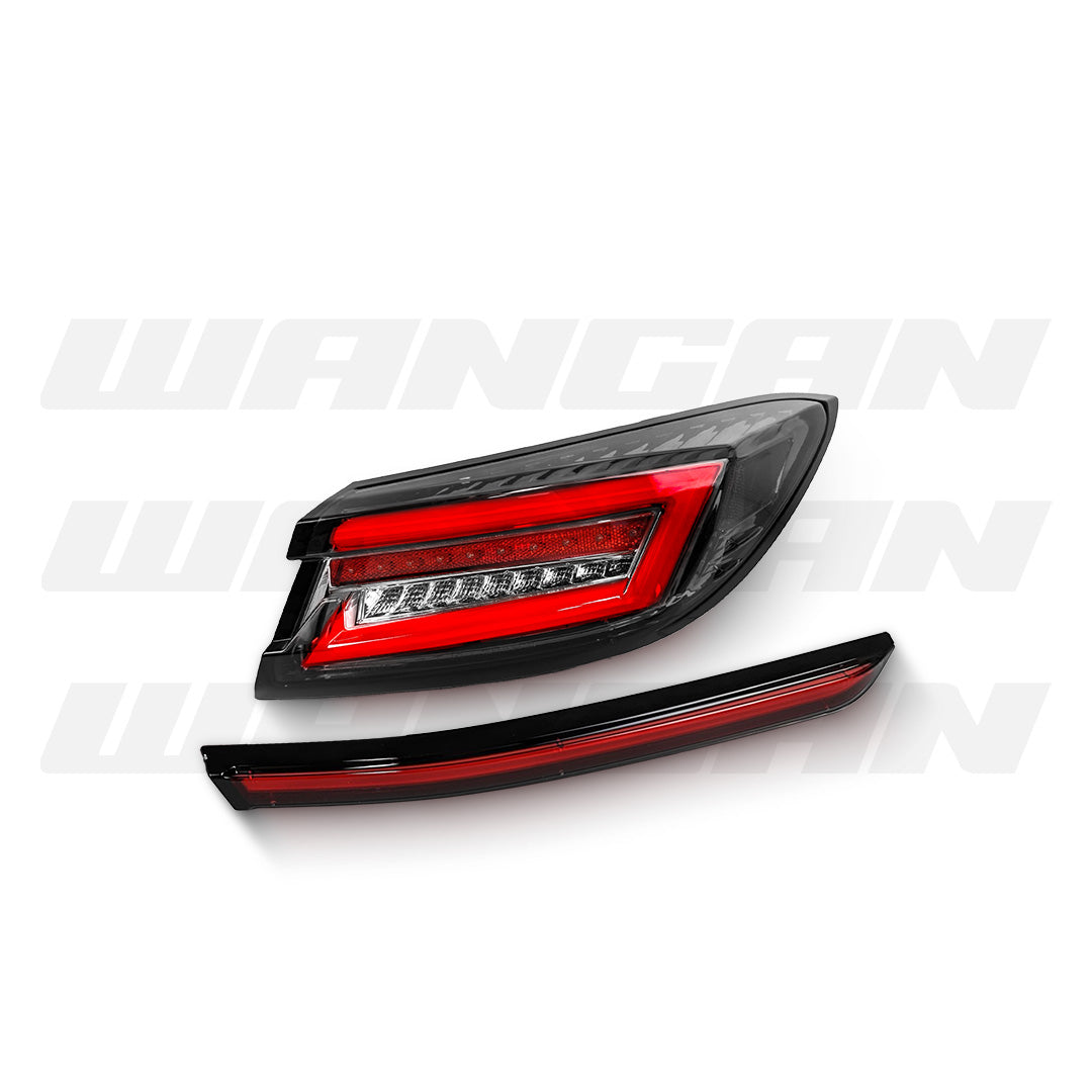 Toyota GR86 ZN8 (2022 - 2023) Sequential Black Red LED Dynamic Tail Lights and Center Garnish LH + RH