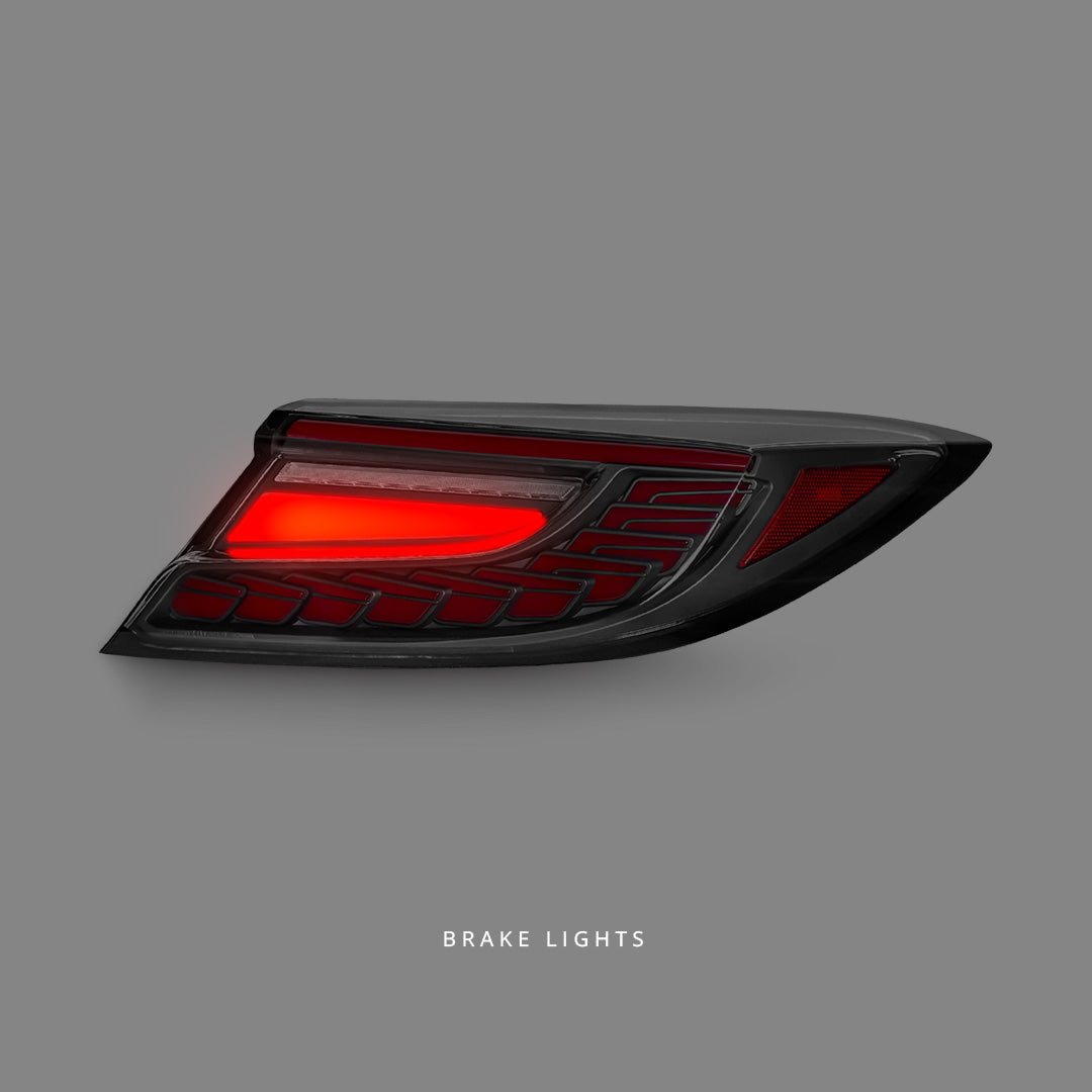 Subaru BRZ 2nd Gen (2022 - 2023) Sequential V3 Black Red LED Tail Lights LH + RH