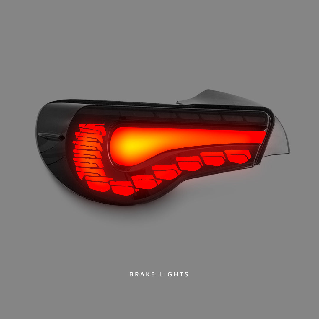 Subaru BRZ 1st Gen (2012 - 2021) Smoke LED Tail Lights LH + RH