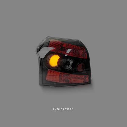 Toyota Corolla E130 / E120 (2001 - 2007) Black Altezza Tail Lights LH + RH
