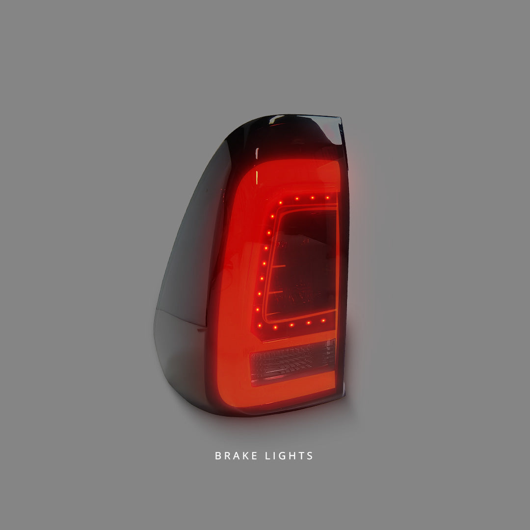 Toyota HiLux Revo N80 (2015 - 2020) Smoke Red LED 3D Tail Lights LH + RH