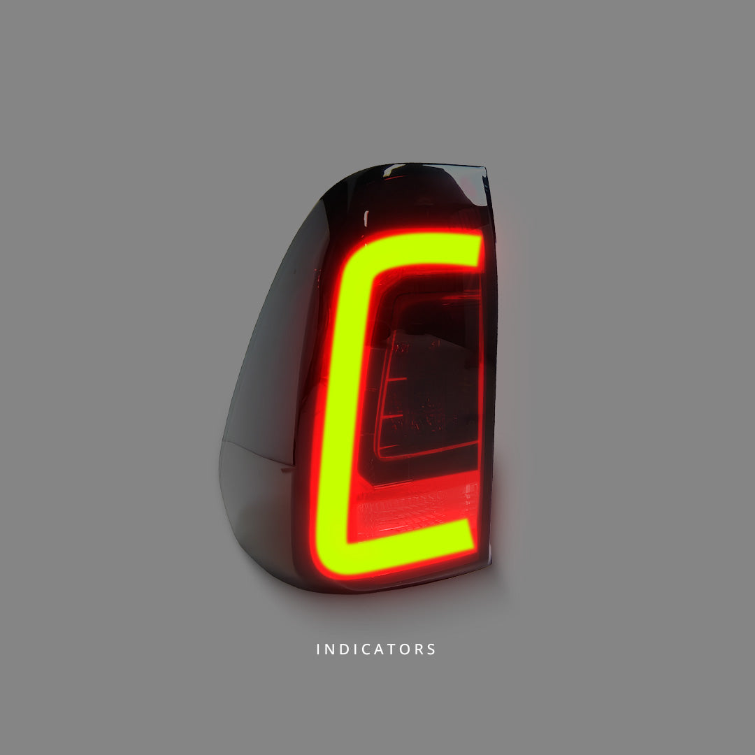 Toyota HiLux Revo N80 (2015 - 2020) Smoke Red LED 3D Tail Lights LH + RH