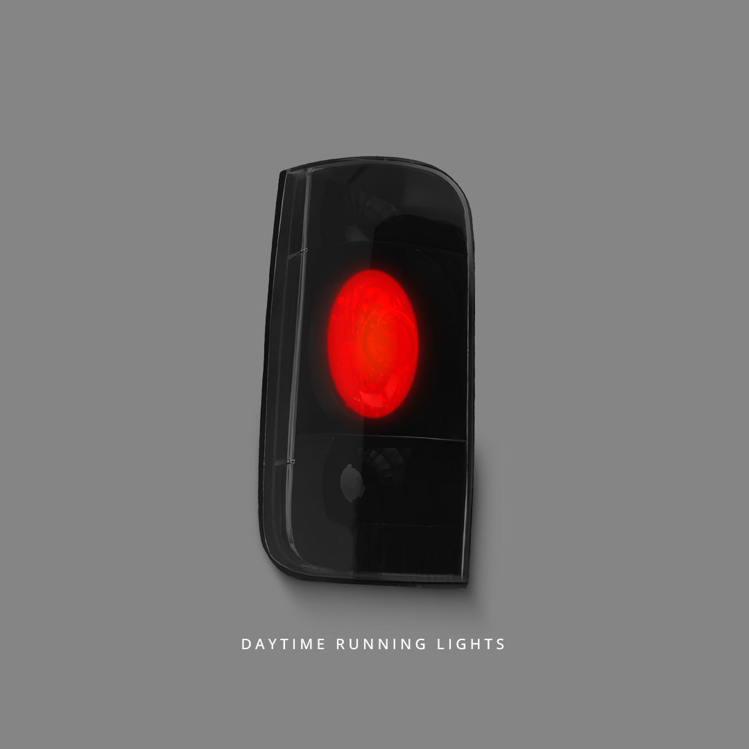 Toyota HiAce H100 (1989 - 2003) Black Red Altezza Tail Lights LH + RH