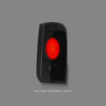 Toyota HiAce H100 (1989 - 2003) Black Red Altezza Tail Lights LH + RH