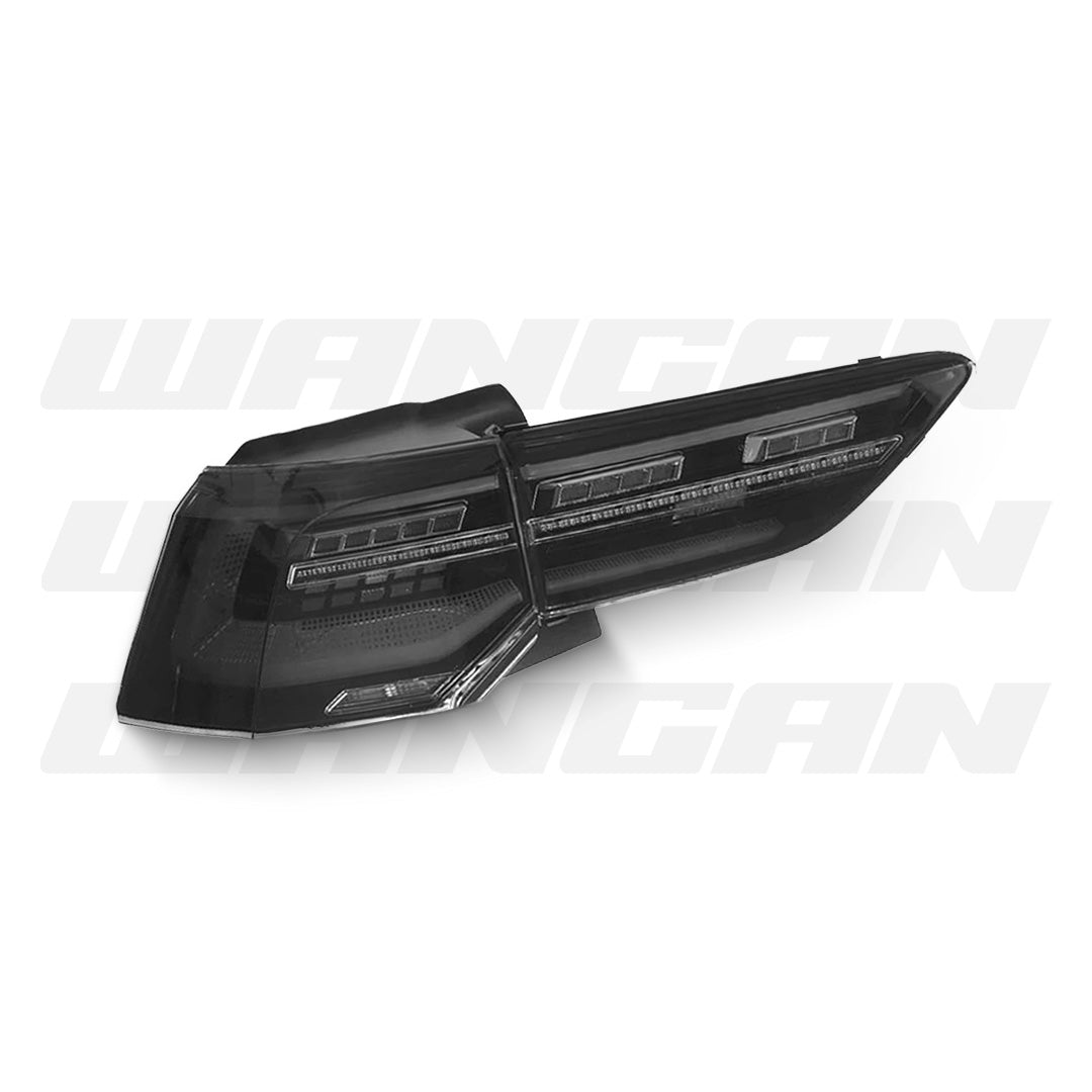 Volkswagen Golf MK8 (2021 - 2024) Sequential R Style Smoke LED Tail Lights LH + RH