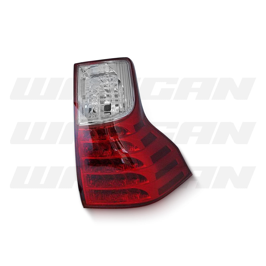 Toyota LandCruiser Prado 150 Series (2009 - 2013) Clear Red LED Tail Lights LH + RH