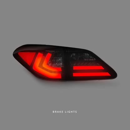 Lexus RX350 GGL (2009 - 2015) Sequential Smoke 3D LED Tail Lights LH + RH