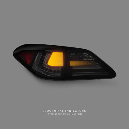Lexus RX350 GGL (2009 - 2015) Sequential Smoke 3D LED Tail Lights LH + RH