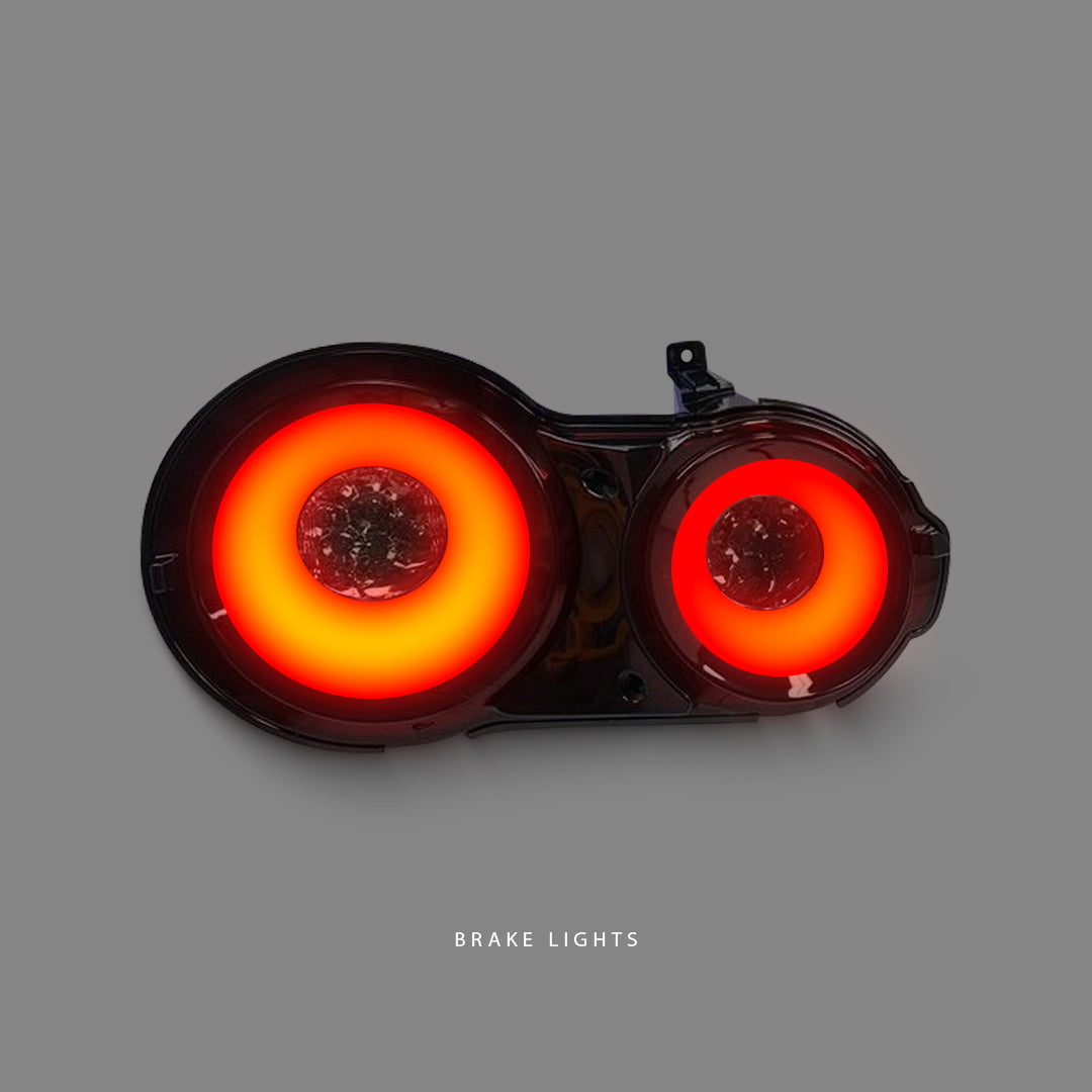 Nissan GT-R R35 (2007 - 2021) Crystal Eye Smoke Red 3D LED Stripe Bar Tail Light LH + RH