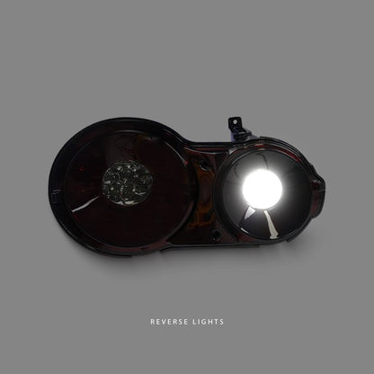 Nissan GT-R R35 (2007 - 2021) Crystal Eye Smoke Red 3D LED Stripe Bar Tail Light LH + RH