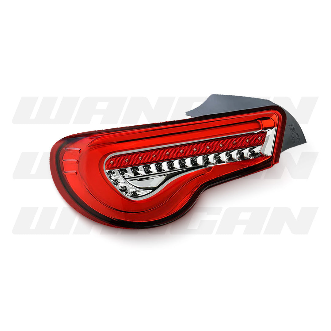 Subaru BRZ 1st Gen (2012 - 2020) Sequential Full Red LED Tail Lights LH + RH