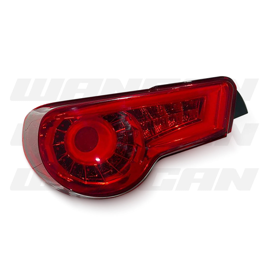 Subaru BRZ 1st Gen (2012 - 2018) Sequential Crystal Eye Clear Red LED Tail Lights LH + RH