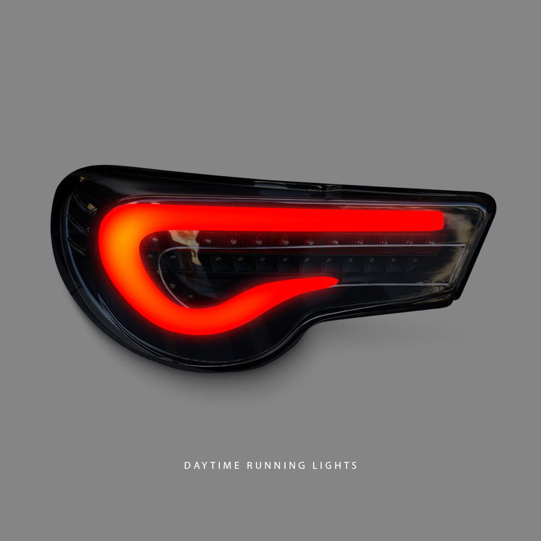 Subaru BRZ 1st Gen (2012 - 2020) Sequential Black LED Tail Lights LH + RH