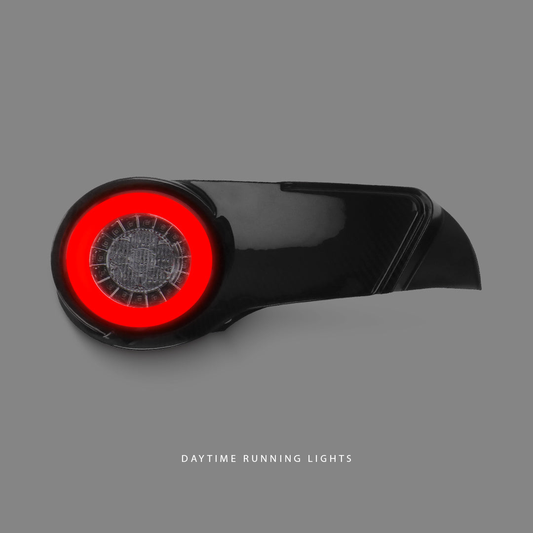 Subaru BRZ 1st Gen (2012 - 2020) Sequential Carbon Clear Red LED Tail Lights LH + RH